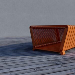 Bac rectangulaire couleur